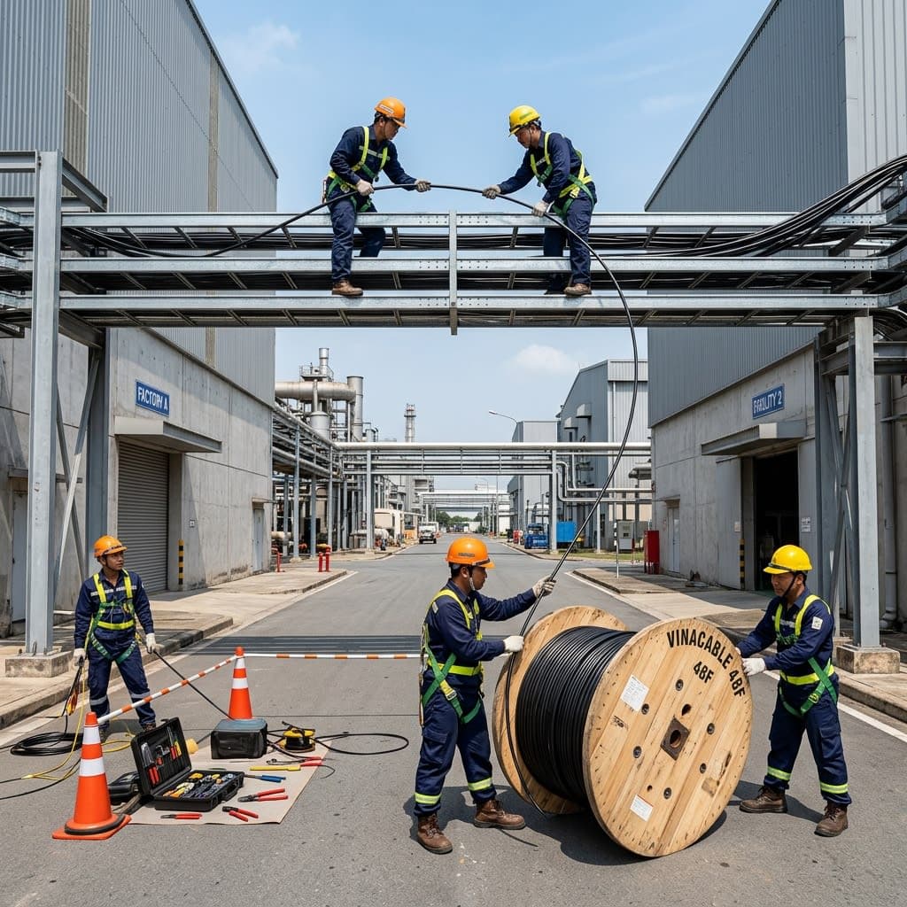 Fiber Optic Cable Installation Project for Industrial Zones: Practical Implementation Experience