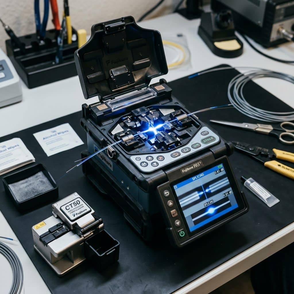 Fiber Optic Fusion Splice Welding Technique According to International Standards